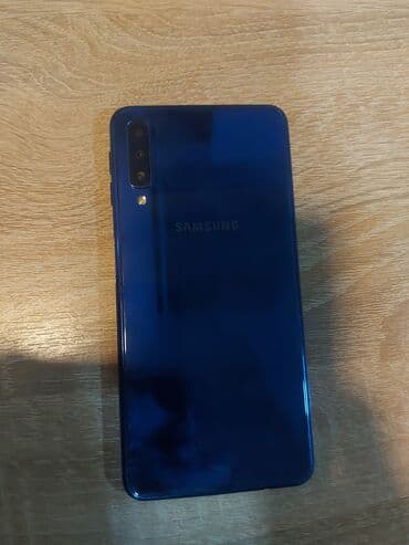 Запчасти для телефонов: Samsung Galaxy A7, 64 ГБ, цвет - Голубой, Face ID — 1