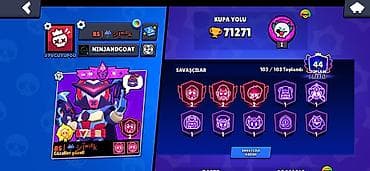 IT, компьютеры, связь: Brawl Stars oyun hesabı – yüksək səviyyəli profil - Kupa yolu: 71,271 — 2