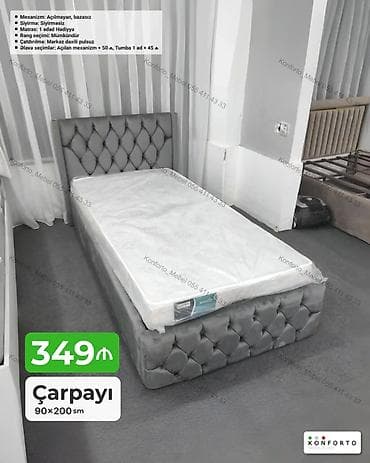 Çarpayı – 90×200 sm - Korpus: Bazalı, açılmayan mexanizm - Sıyırma lalafo.az -da Çarpayı – 90×200 sm - Korpus: Bazalı, açılmayan mexanizm - Sıyırma