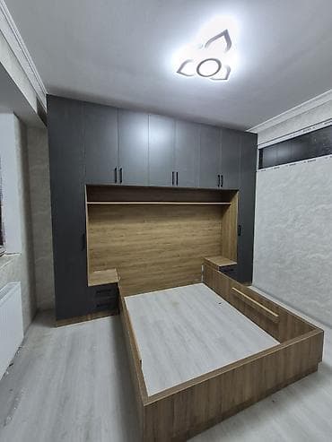 kuxna mebelli: Sifarişlə mətbəx dəsti, Özü çəkən petlələr, Parlaq laminat, Pulsuz çatdırılma — 9