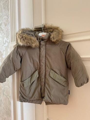 детская зимняя парка: Uşaq qış geyimləri – 2 ədəd qalın kürklü parkalar 1) DKNY Jeans 4 yas — 3