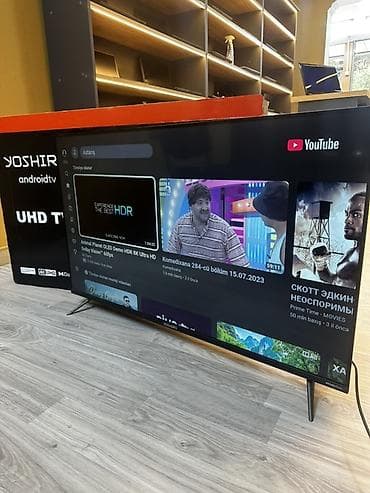 par utuleri: İşlənmiş Televizor Yoshiro LED ekran 43" 4K (3840x2160), Ünvandan götürmə, Pulsuz çatdırılma, Ödənişli çatdırılma — 2