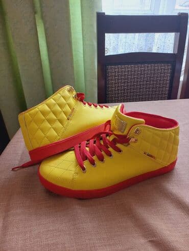 uşaq üçün hündür krosovkalar: Ölçü: 44, rəng - Sarı, Yeni — 1