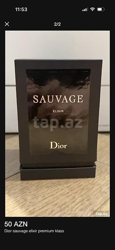 first class: 🔥 Premium Class Dior Sauvage Elixir Duxusu 🔥 Orijinalın qoxusuna 1:1 — 1