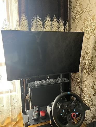qaz sobasl: Sim Racing komplekti – sükan, pedal, oturacaq və PC ilə qurulmuş hazır — 8