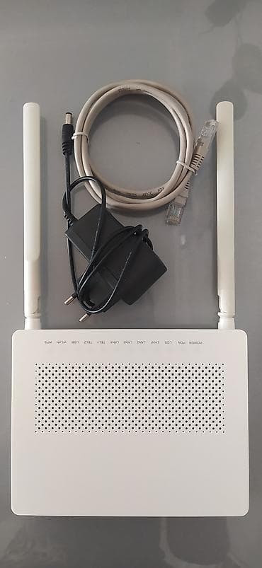 ev telefonsuz internet: İki antenalı Wi‑Fi router/modem seti Xüsusiyyətlər: - 2 ədəd xarici — 1