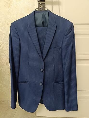 ziyafet geyim: Kostyum, Demisezon, XL, rəng - Göy — 1