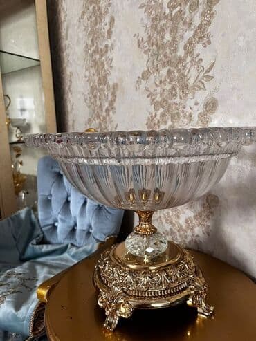 salfetqa qabi: Lüks dekorativ meyvə/süni şirniyyat qabı - Material: qalın, şəffaf — 3