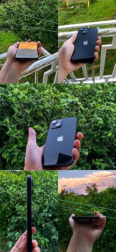 pec yuyan aparat: IPhone 14, 128 GB, Qara, Simsiz şarj, Face ID — 1