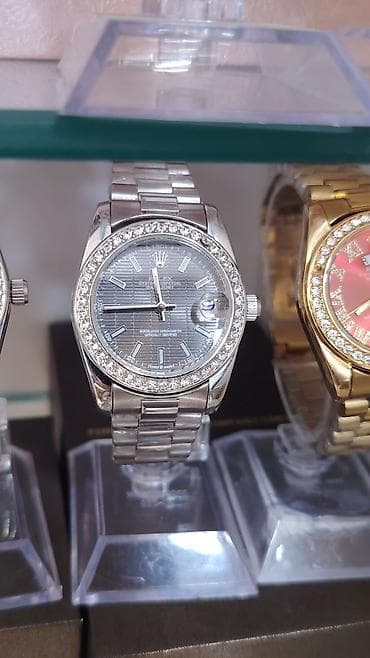 Наручные часы: Məhsul: Klassik üslubda kişi/qadın qol saatları (Rolex tərzində — 5