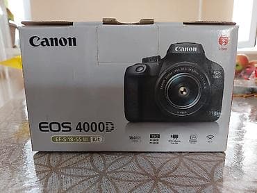 go pro qiyməti: Canon EOS 4000D (EF-S 18-55mm III Kit) - 18.0 MP APS-C CMOS sensor - — 2