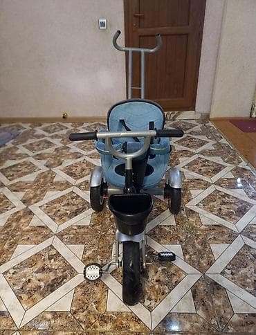 Elektrik velosipedlər: Uşaq üçtəkərli velosipedi – valideyn idarəetmə tutacağı ilə 250 azn — 1