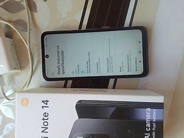 apo ses sistemi: Redmi Note 14, 256 GB, rəng - Qara — 4
