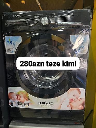 Стиральная машина Eurolux, 7 кг, Автомат, Без сушки, Нет кредита at lalafo.az Стиральная машина Eurolux, 7 кг, Автомат, Без сушки, Нет кредита