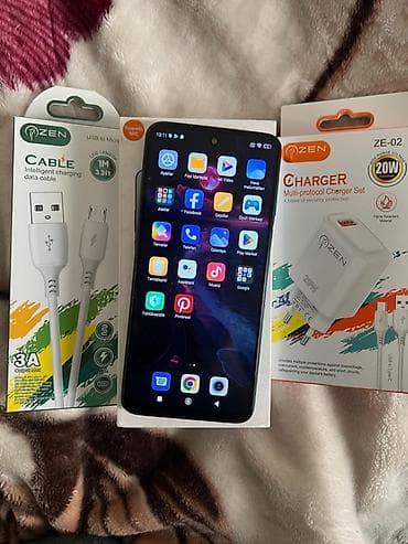 redmi k90: Redmi Note 9 Pro, 64 GB, rəng - Mavi, Barmaq izi, Face ID — 3