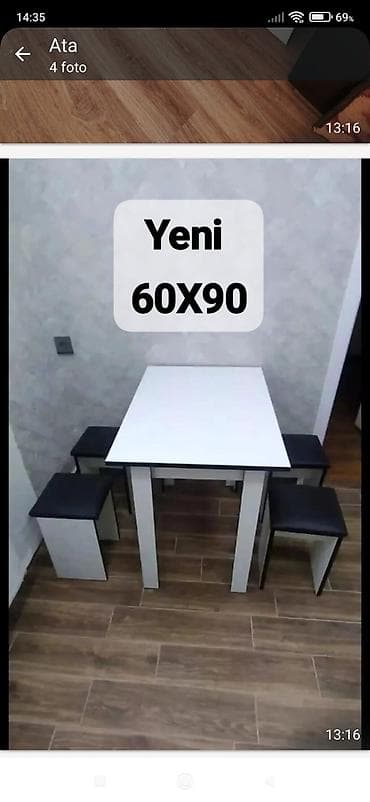 80 azn unvan Qobu catdurma elavə odenisle stullari istediyiz rengde