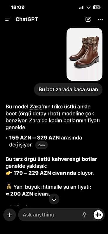 Çəkmələr: Zara, Ölçü: 38, rəng - Qəhvəyi, Yeni — 7