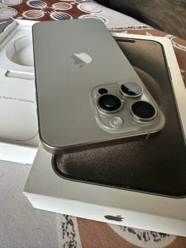 iphone kamera qoruyucu: IPhone 15 Pro Max, 256 GB, Natural Titanium, Face ID — 2