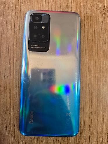 video ceken: Redmi 10, 128 GB, rəng - Mavi, Barmaq izi — 3