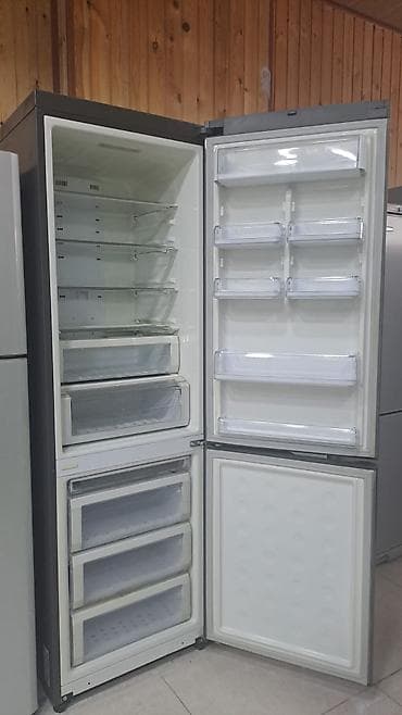 gencede soyuducu: 2 qapılı Samsung Soyuducu Satılır, rəng - Boz — 2