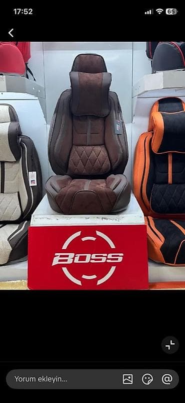 Nəqliyyat: Avtomobil oturacağı üçün “BOSS” universal üzlüklər və ortopedik — 4