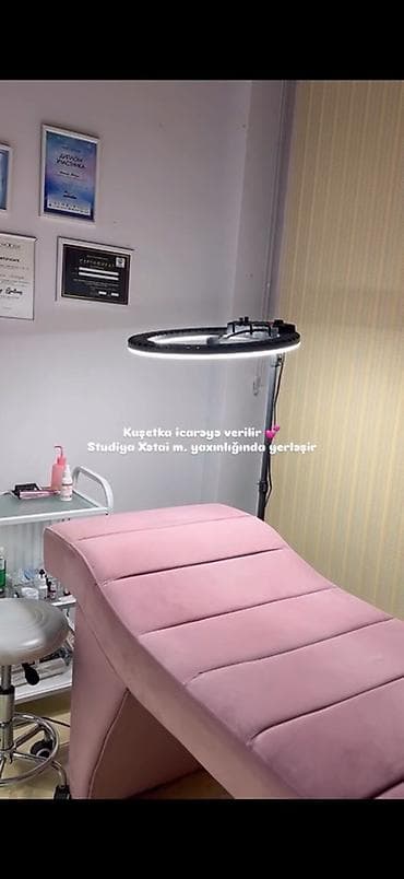 led blok: Gözəllik studiyasında kuşetka icarəsi - Məkan: Xətai metrosunun — 2