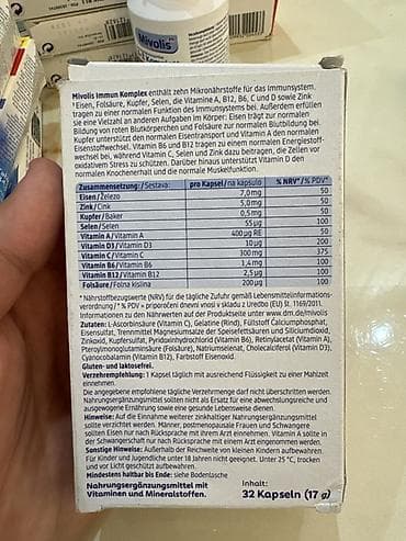 evalar vitamin c: Məhsul: Mivolis Immun Komplex – 10-u 1-də mikroqida kompleksi — 2