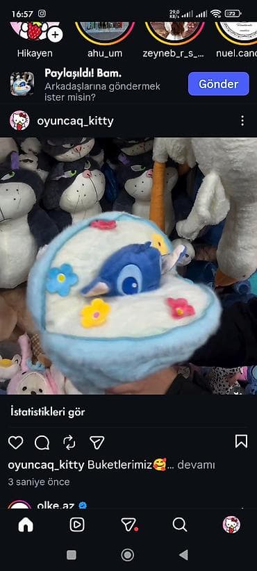 Buketlər, səbətlər