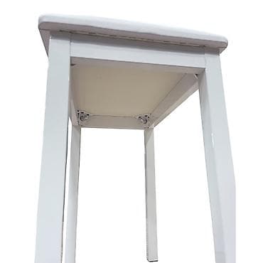 uşaq mətbəx: Ağ rəngli kompakt masa - Minimalist dizayn: düzbucaqlı masaüstü — 6