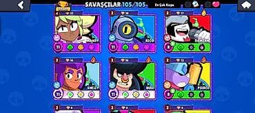 puding it: Brawl Stars hesabı – yüksək səviyyəli, tam dolu profil - Kupa yolu — 7