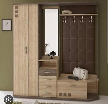 Düz dolab, Dəhliz üçün, Qarderob, Kupe, Quraşdırıla bilən, 3 qapılı — 4