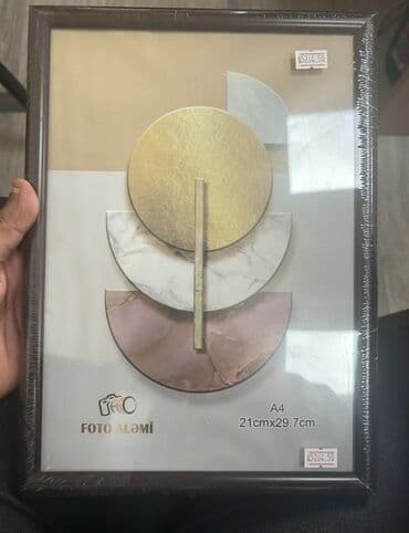 Alətlər: Çərçivə А4 (21 x 29.7 sm), Plastik — 7