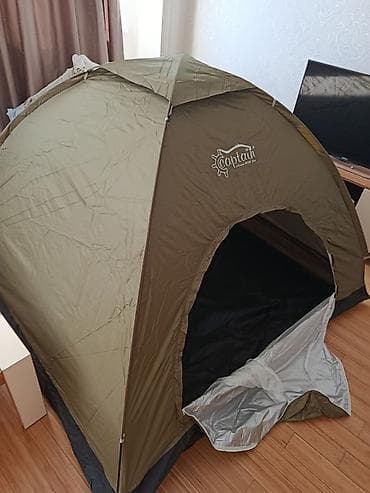 tentlər: Kapitan brendinin quraşdırılan çadırı - Tip: Dörd tərəfli, kempinq — 1
