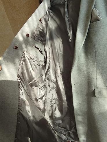 drap paltolar: Palto, 2XL, rəng - Boz — 5