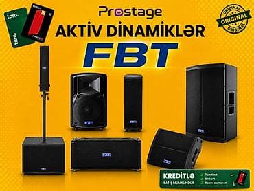 pultu: FBT aktiv dinamiklər daxili gücləndirici ilə təchiz olunmuş peşəkar — 1