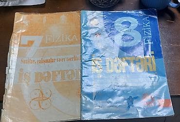 репетитор начальных классов: Məhsul: Fizika iş dəftərləri dəsti - Siniflər: 7-ci sinif və 8-ci — 3