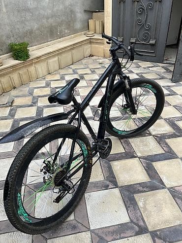 peredok velosiped: Ikisdie 29luğdu ikisine 290 Dağ tipli velosiped – yaşıl/qara rəng — 5