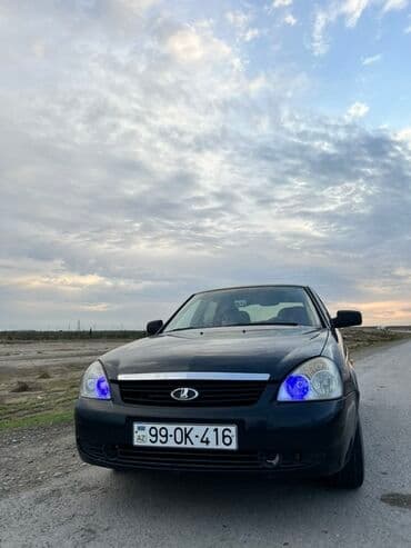 diffuser satisi: LADA Priora liftback, qara rəng. - Kuzov: 5 qapılı liftback, tünd — 3