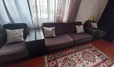 novruz xoncalar: Divan ve 2 kreslo Ideal veziyyetdedi Acilib taxtda olur Evden Cixiriq — 1