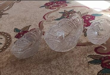 искусственные цветы баку: Xrustal kül qabı işlənmib materialı çox ağırdır qiyməti 50 AZN Güldan — 3