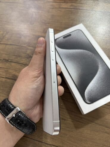 iphone xs max 256 gb ikinci el: IPhone 15 Pro Max, 256 GB, White Titanium, Zəmanət — 2