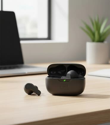 qulaqciq blutuz: Yeni Simsiz (Bluetooth) Qulaqcıqlar, JBL, rəng - Qara — 1