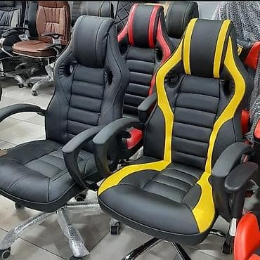 kreslo temiri: Təkərli, Qolları tənzimlənir, Dəri — 4