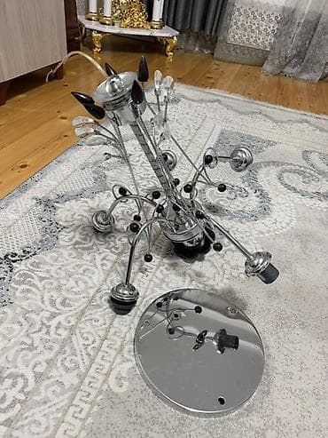 kalidor ucun lustur: Çılçıraq, 5 lampa, Metal — 7