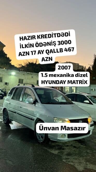 maşın konsolu: Hyundai Matrix: 1.5 l | 2007 il — 1