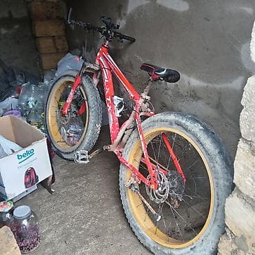 start betty 29: Fatbike tipli dağ velosipedi - Rəng: qırmızı, sarı təkər haşiyələri - — 4