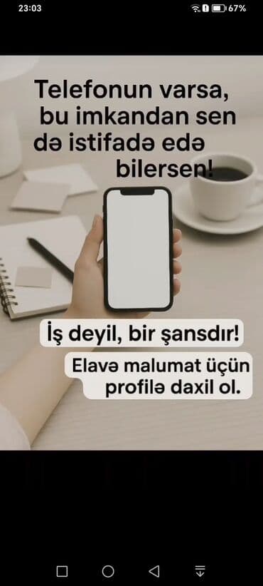 koməkci işi: Marketoloq tələb olunur, Onlayn iş, İstənilən yaş, Təcrübəsiz — 2