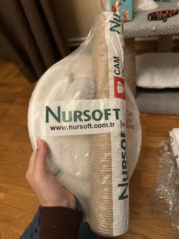Kedi üçün tam aksesuar dəsti Paketin tərkibi: - Nursoft markalı sisal