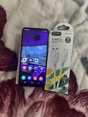 telefon a 32: Samsung Galaxy A02 S, 32 GB, rəng - Göy, İki sim kartlı — 9