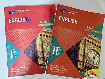 İngilis dili test toplusu 2025 1 ci və 2 ci hissə lalafo.az -da İngilis dili test toplusu 2025 1 ci və 2 ci hissə